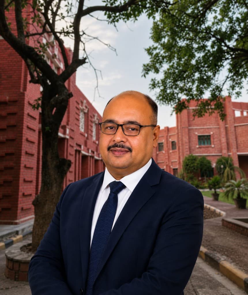 Dr. Devashish Das Gupta at IIM Lucknow campus